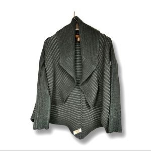 JLO by Jennifer Lopez Asymmetrical Ribbed Cardigan